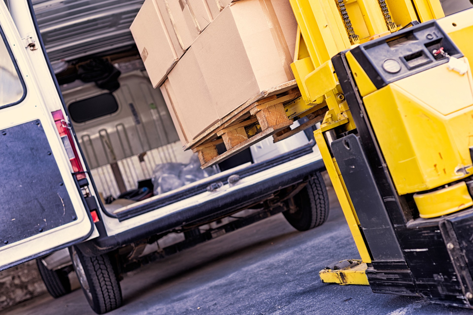 Loading truck